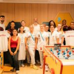 Foot – Quatre joueurs et joueuses du LOSC en visite au centre Oscar Lambret pour Septembre en Or