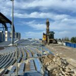 Foot – 
            Travaux du stade Armand-Cesari : découverte d’un problème sur le mur porteur de la tribune Est