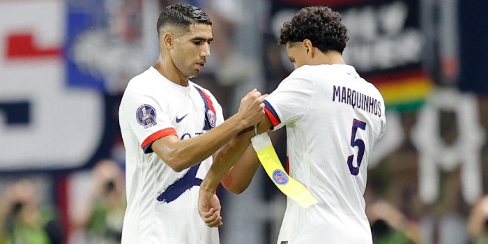 Foot – PSG – Marquinhos garde son
brassard de capitaine