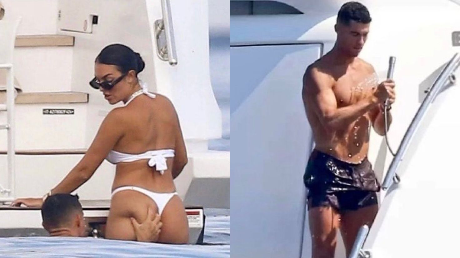 Foot – Cristiano Ronaldo et Georgina font monter la température à Saint-Tropez : baisers et caresses sensuelles