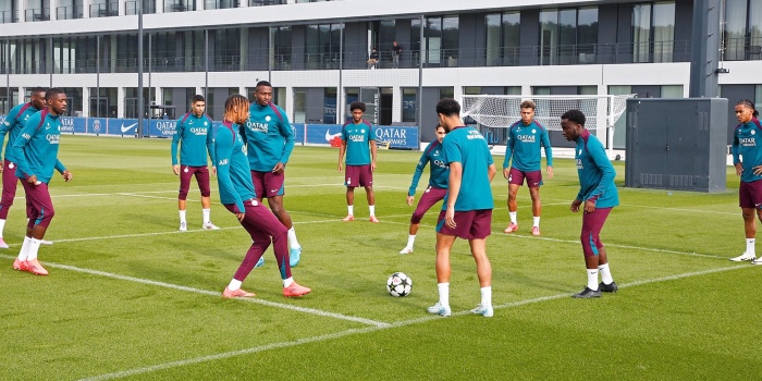 Foot – Live – Les quinze premières
minutes de l’entraînement du PSG