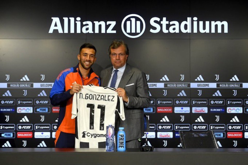 Foot – Nico Gonzalez a été présenté à la presse comme nouveau joueur de la Juventus