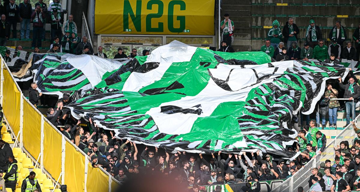 Foot – FC Nantes – ASSE : la boulette des supporters stéphanois avec leur tifo